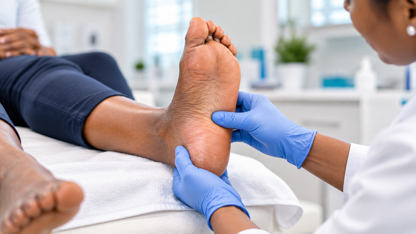 Podiatric treatment for heel and plantar foot pain